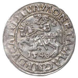 Sigismund II Augustus, Halbpfennig 1548, Wilna - LI/LITVA
