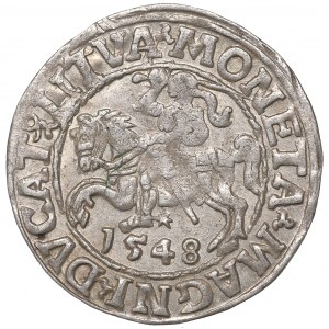 Sigismund II Augustus, Halbpfennig 1548, Wilna - LI/LITVA