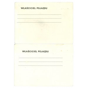 CPN, Zestaw wzorów na zezwolenie do zakupu paliwa - 2 egz.