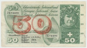 Switzerland, 50 Francs 1957