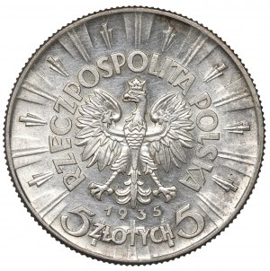 II Republic of Poland, 5 zloty 1935 Pilsudski