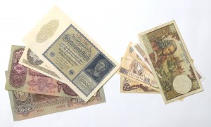 Europa, Set of banknotes - 9 pcs.