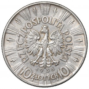 II Republic of Poland, 10 zloty 1938 Pilsudski