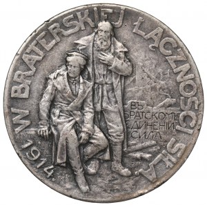 1914, Medaille Russen an polnische Brüder