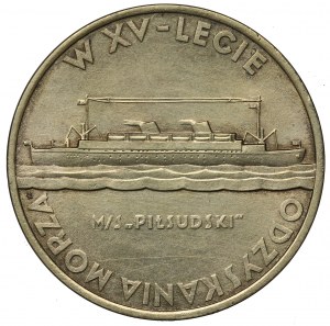 1935 Medal of the 15th anniversary of regaining access to the sea - silver