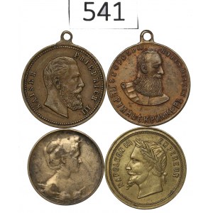 Europa, Zestaw medali