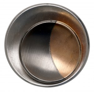 Franz Breuning silver and gold pendant