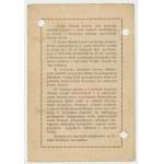 II RP, Legitimation of the Cross of Defense of Lviv - for Lt. Czeslaw Tabaczynski