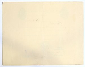 II RP, Diploma of the Commemorative Mark of the 1920 Pulawski Legion.