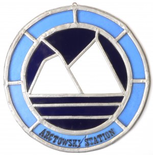 Poland, Arctowski Antarctic Station plaque Polish Academy of Sciences