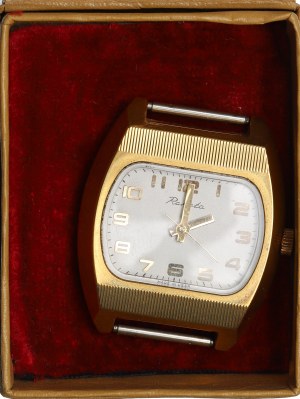 USSR, Raketa mechanical watch - export award 25 years of work in the mining industry