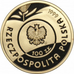 III RP, 100 zloty 1999 - John Paul II Pope-Pilgrim