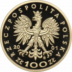 III RP, 100 zloty 2001 - Jan III Sobieski