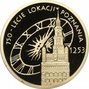 III RP, 100 zloty 2003 - 750th anniversary of the location of Poznań