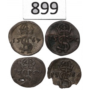 Zygmunt II August, Zestaw dwudenarów 1566-70