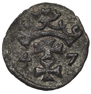 Sigismund I the Old, Denarius 1547, Gdańsk