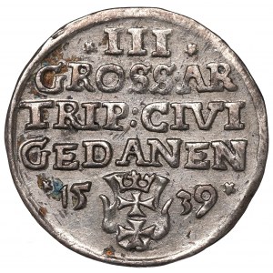 Sigismund I the Old, 3 groschen 1539, Danzig