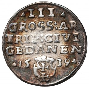 Sigismund I the Old, 3 groschen 1539, Danzig