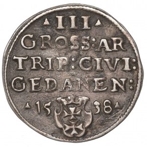 Sigismondo I il Vecchio, Trojak 1538, Danzica