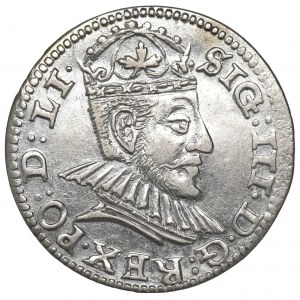 Sigismund III, 3 groschen 1595, Riga