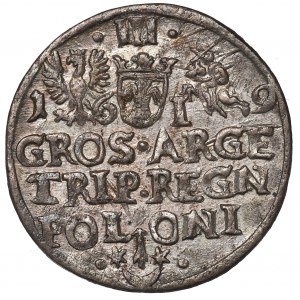 Sigismund III, 3 groschen 1619, Cracow