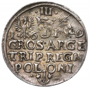 Sigismund III, 3 groschen 1619, Cracow