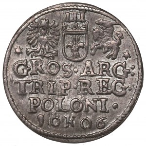 Sigismund III, 3 groschen 1606, Cracow