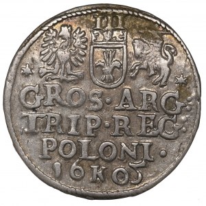 Sigismund III, 3 groschen 1605, Cracow