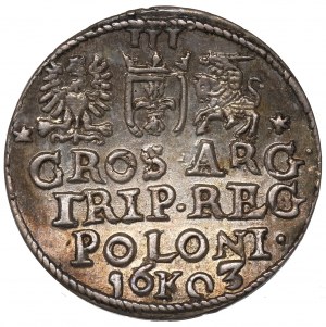 Sigismund III, 3 groschen 1603, Cracow