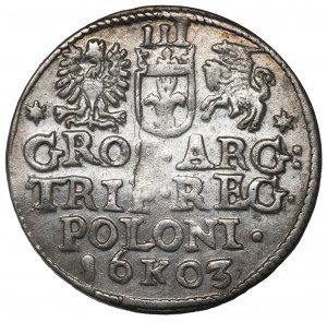 Sigismund III, 3 groschen 1603, Cracow