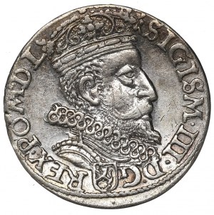 Sigismund III Vasa, Trojak 1602, Cracow - reversed 2