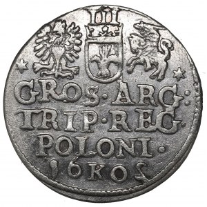 Zygmunt III Waza, Trojak 1602, Kraków - odwrócona 2