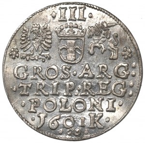 Sigismund III, 3 groschen 1601, Cracow