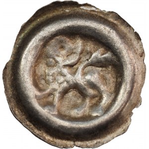Unidentified district, 13th century bracteate, lion striding left - RARE