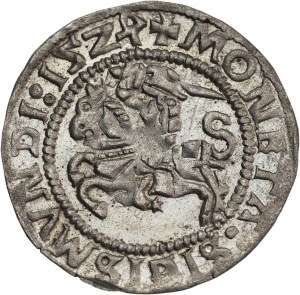 Sigismund I the Old, half-grosz 1524, Vilnius, reversed 4 - BEAUTIFUL