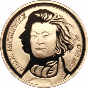 Third Republic, 200 zloty 1998 - 200th anniversary of the birth of Adam Mickiewicz