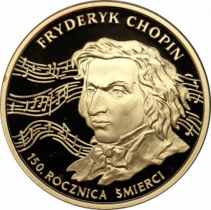 Third Republic, 200 zloty 1999 - 150th anniversary of the death of Frederic Chopin