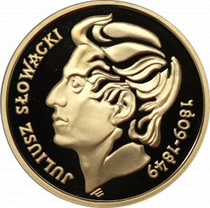 Third Republic, 200 zloty 1999 - 150th anniversary of the death of Juliusz Słowacki