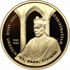 Third Republic, 200 zloty 2001 - 100th anniversary of Cardinal Stefan Wyszynski's birth