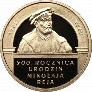 Third Republic, 200 zloty 2005 - 500th anniversary of the birth of Nicolaus Rej.