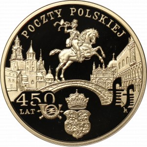 III RP, 200 złotych 2008 - 450 lat Poczty Polskiej
