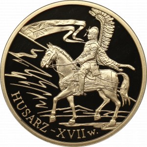 III RP, 200 gold 2009 - Hussar of the 17th century.