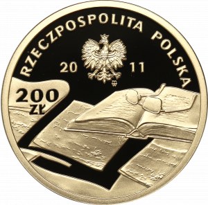 III RP, 200 PLN 2011 - 100th anniversary of Czeslaw Milosz's birth.