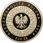 III RP, 200 złotych 2014 - 150-lecie urodzin Stefana Żeromskiego