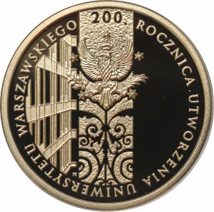 Third Republic, 200 PLN 2016 - 200th anniversary of the University of Warsaw