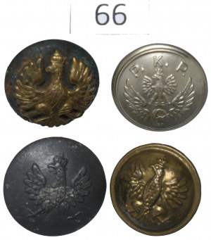 II RP, Set of buttons