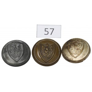 Zweite Polnische Republik, Schützenverein Button-Set