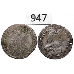 Jan II Kazimierz i Jan III Sobieski, Zestaw szóstaków