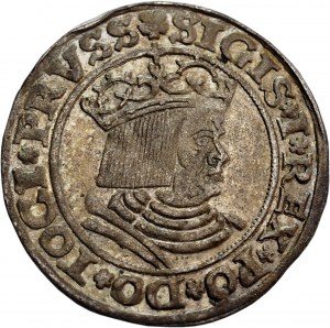 Sigismund I the Old, Grosz for the Prussian lands 1530, Toruń - VERY RARE