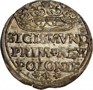 Sigismund I the Old, Grosz 1527, Kraków - BEAUTIFUL